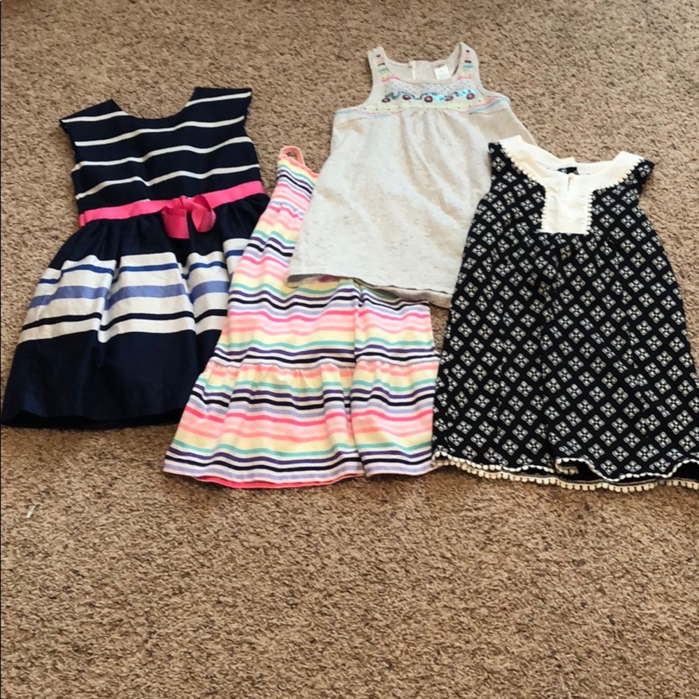 Little girls Carters dress bundle